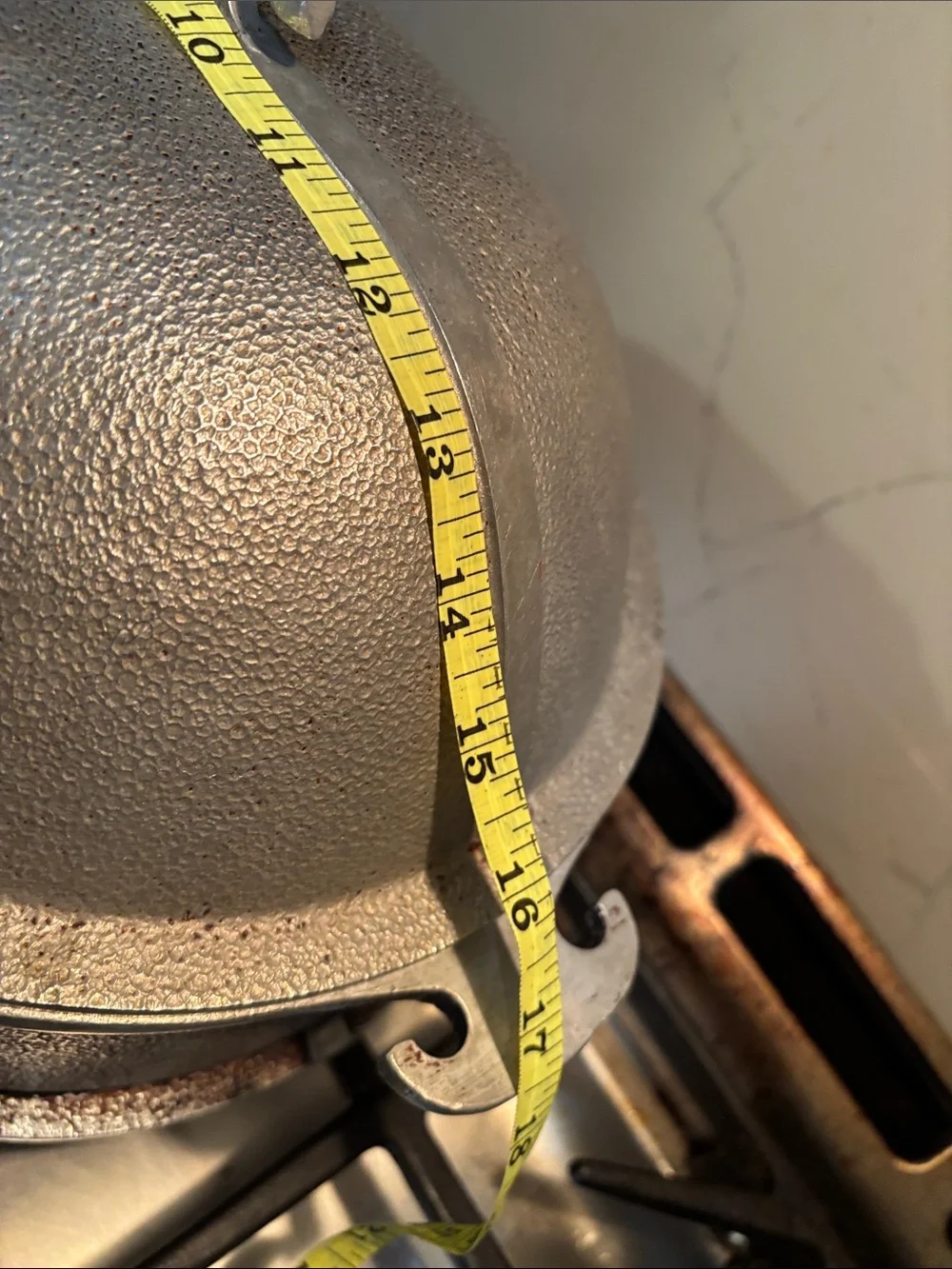 Silver Cast Aluminum Roaster with Hammered-Texture Dome Lid(Over 5lbs)